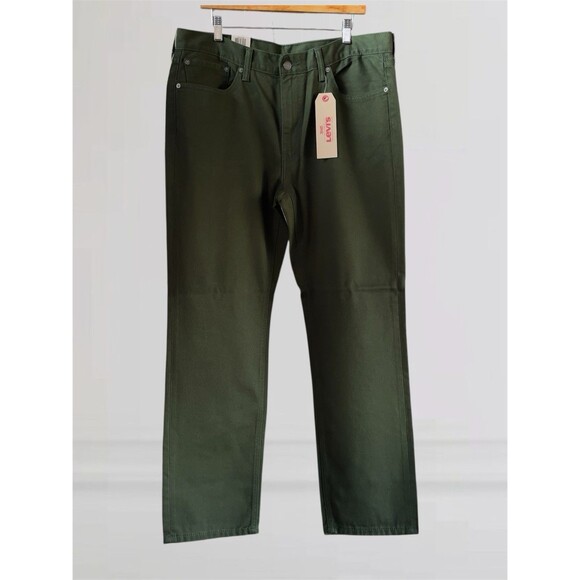 Levi’s 541 Athletic Fit Men’s W36 L32 Green Denim Jeans - Picture 3 of 7